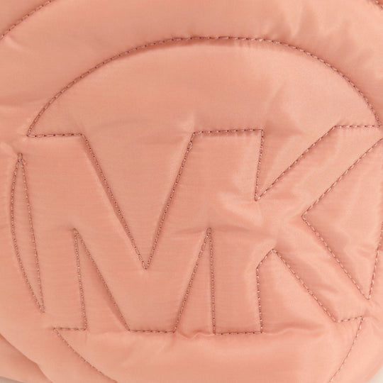 MICHAEL KORS Backpack Nylon pink logo Women Used Authentic