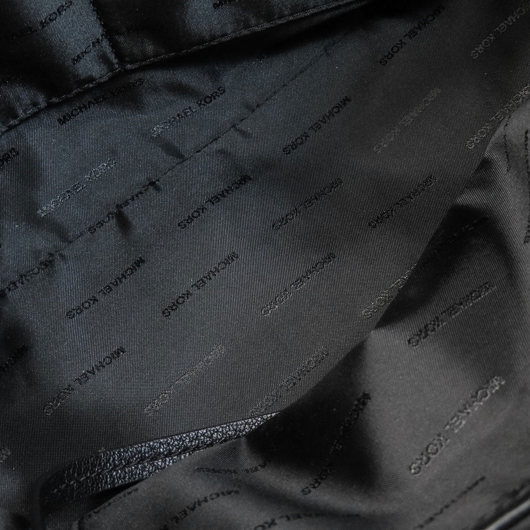 MICHAEL KORS Handbag leather black 2WAY Women Used Authentic