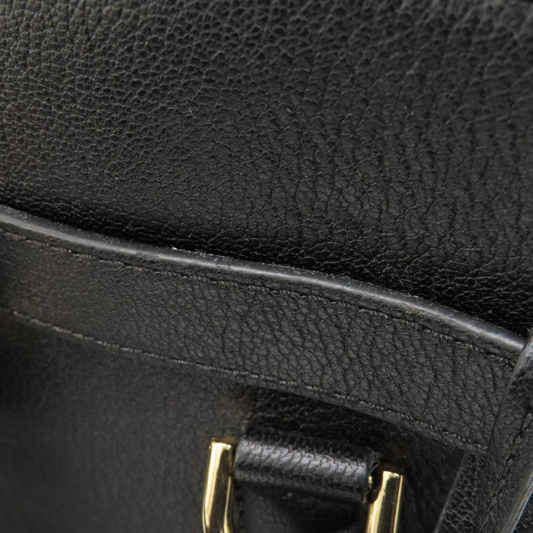 MICHAEL KORS Handbag leather black 2WAY Women Used Authentic