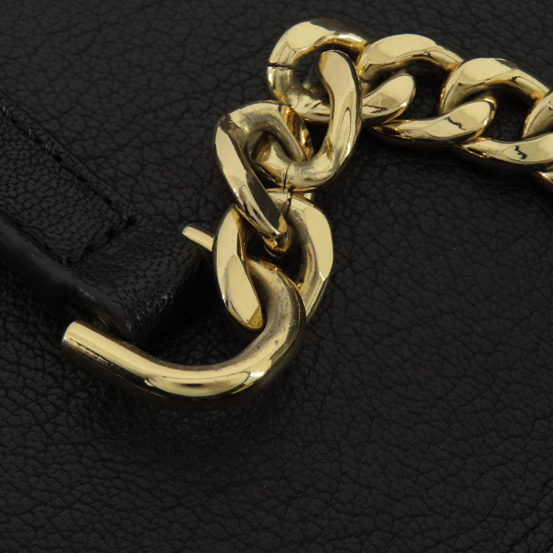 MICHAEL KORS Handbag leather black 2WAY Women Used Authentic