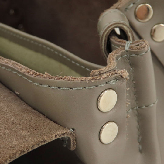 ZANELLATO Handbag leather gray 2WAY