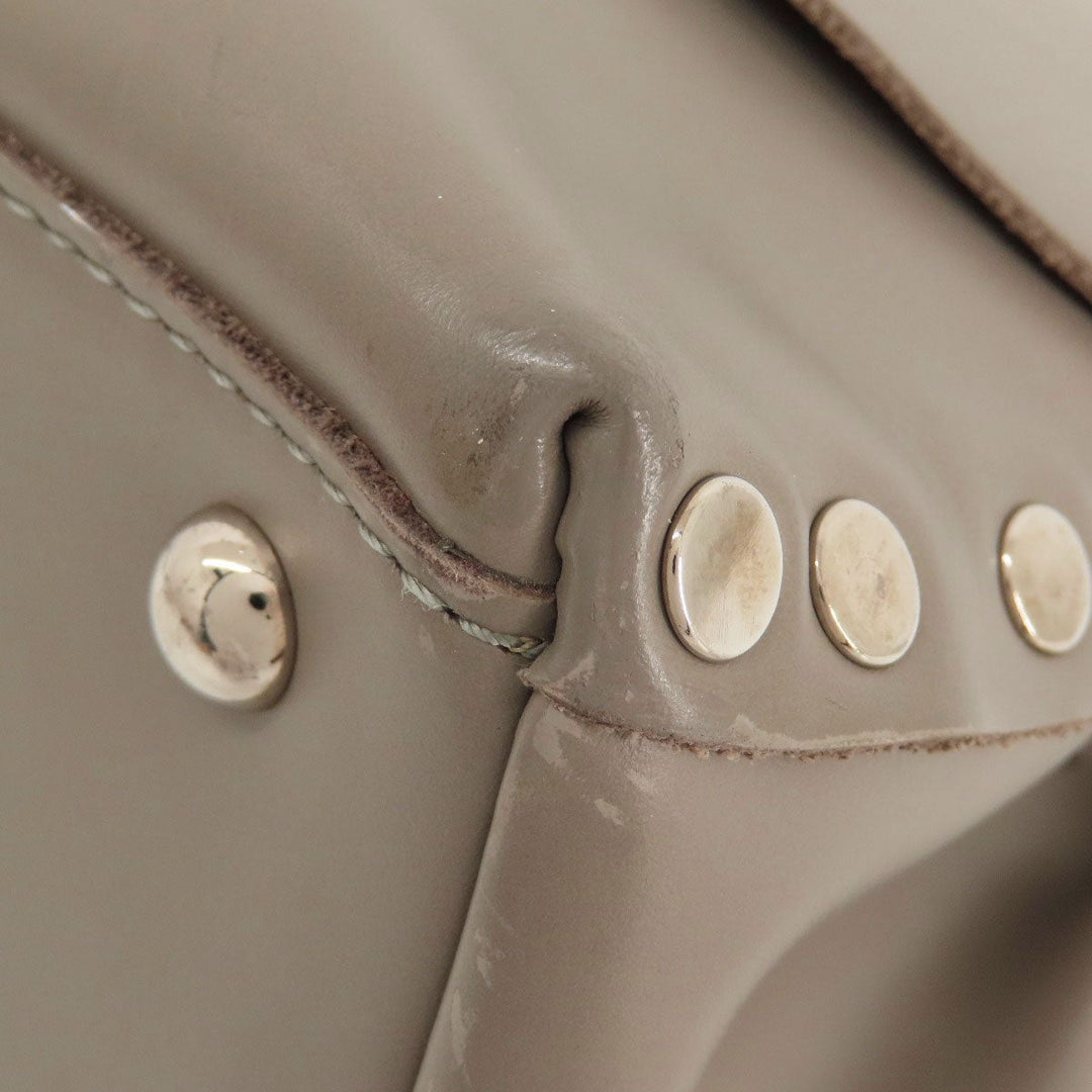 ZANELLATO Handbag leather gray 2WAY
