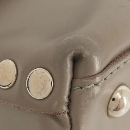 ZANELLATO Handbag leather gray 2WAY