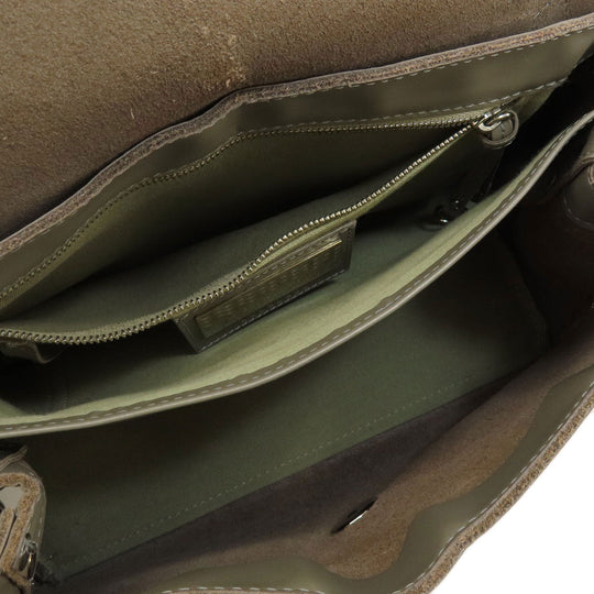ZANELLATO Handbag leather gray 2WAY