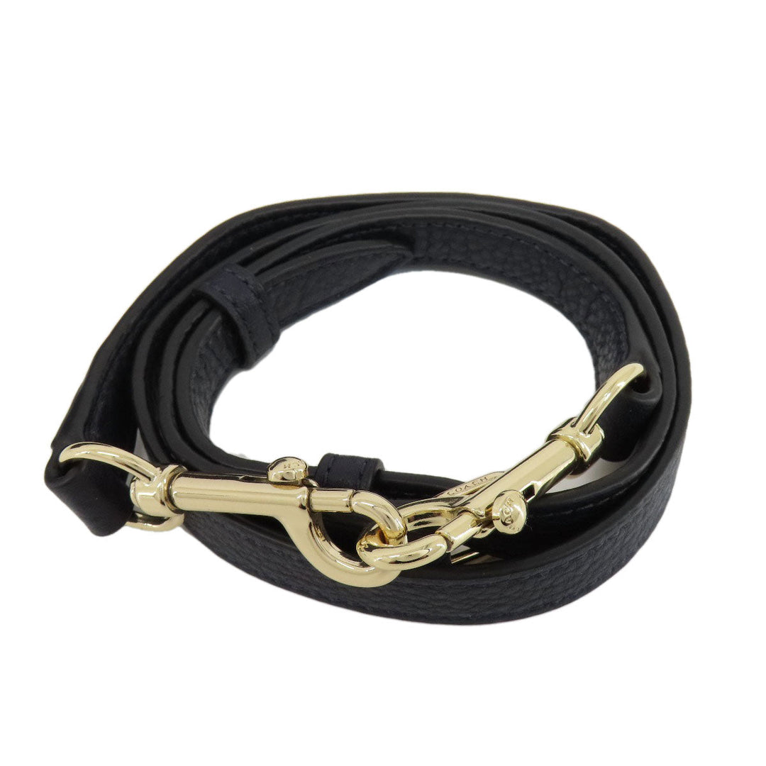 COACH Handbag F35185 leather Navy logo 2WAY Women Used Authentic