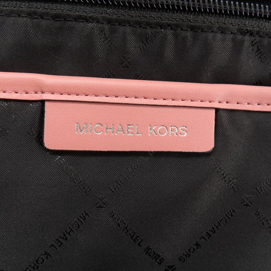 MICHAEL KORS Backpack Nylon pink logo Women Used Authentic