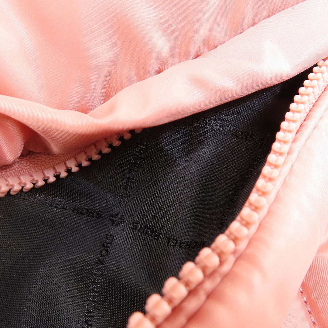 MICHAEL KORS Backpack Nylon pink logo Women Used Authentic