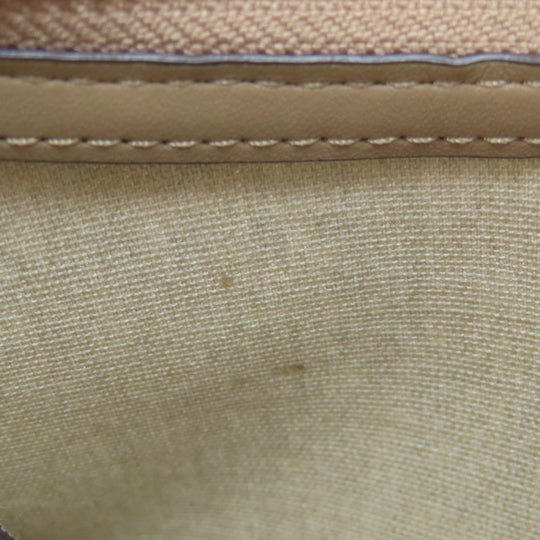 Kate Spade Shoulder Bag PVC beige spade flower Women Used Authentic