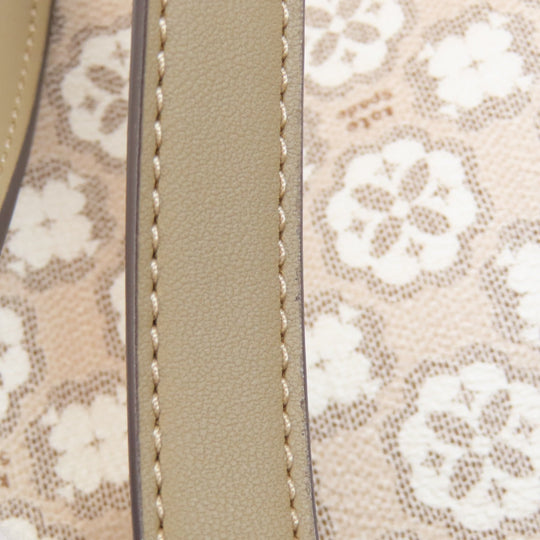 Kate Spade Shoulder Bag PVC beige spade flower Women Used Authentic