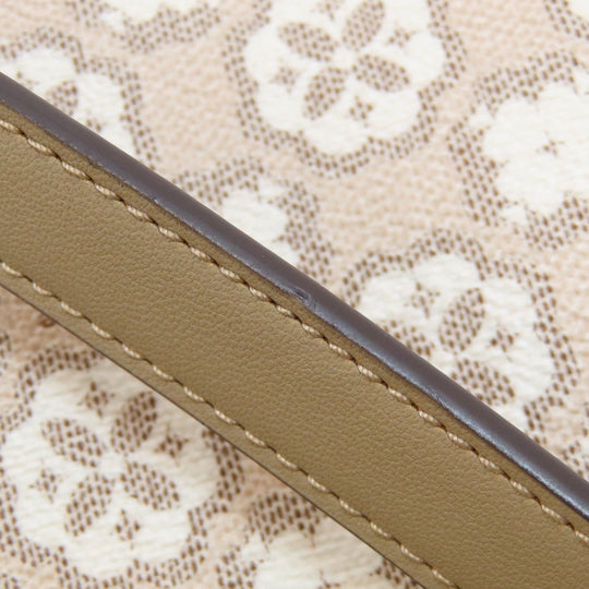 Kate Spade Shoulder Bag PVC beige spade flower Women Used Authentic