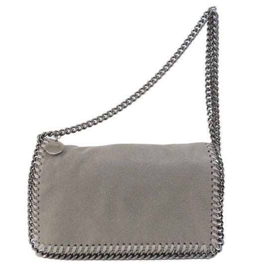 Stella McCartney Shoulder Bag polyester gray Falabella Women Used Authentic