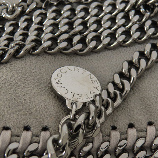 Stella McCartney Shoulder Bag polyester gray Falabella Women Used Authentic