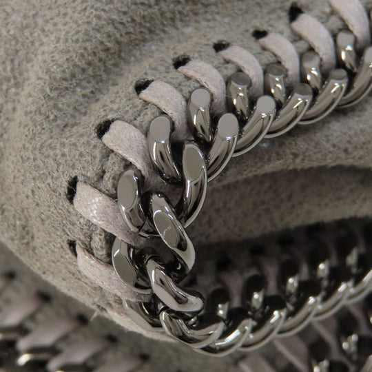 Stella McCartney Shoulder Bag polyester gray Falabella Women Used Authentic