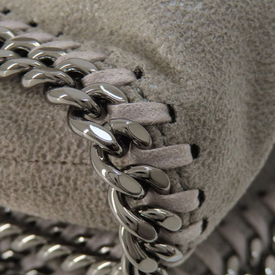 Stella McCartney Shoulder Bag polyester gray Falabella Women Used Authentic