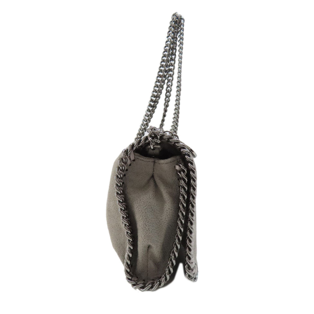 Stella McCartney Shoulder Bag polyester gray Falabella Women Used Authentic