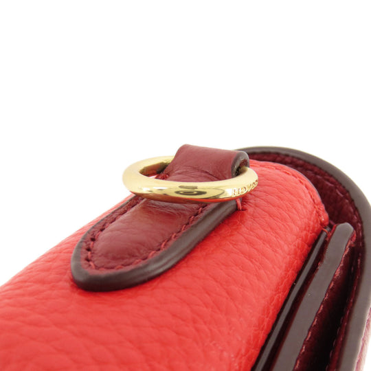 COACH Shoulder Bag C5776 leather pink logo Women Used Authentic