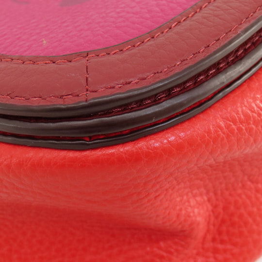 COACH Shoulder Bag C5776 leather pink logo Women Used Authentic