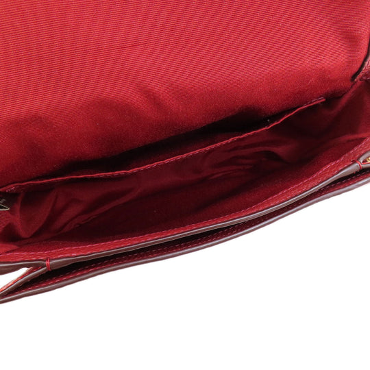 COACH Shoulder Bag C5776 leather pink logo Women Used Authentic