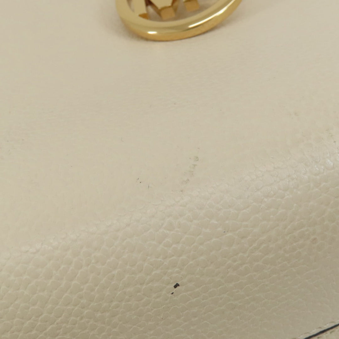 MICHAEL KORS Handbag PVC white logo 2WAY Women Used Authentic