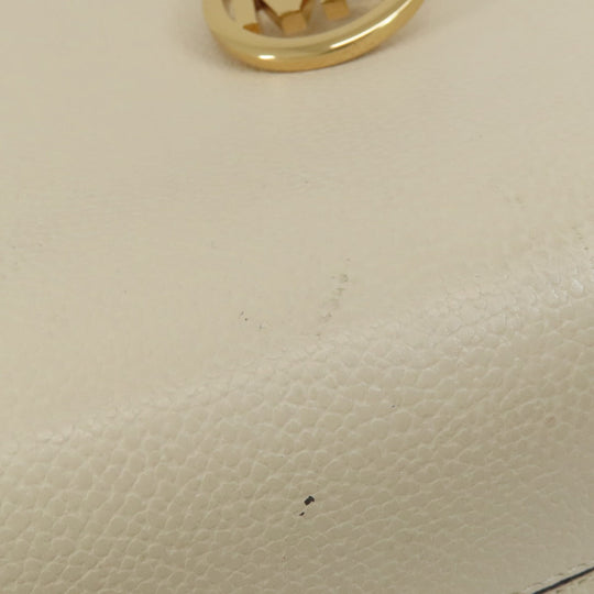 MICHAEL KORS Handbag PVC white logo 2WAY Women Used Authentic