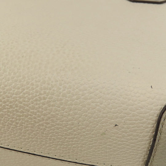 MICHAEL KORS Handbag PVC white logo 2WAY Women Used Authentic