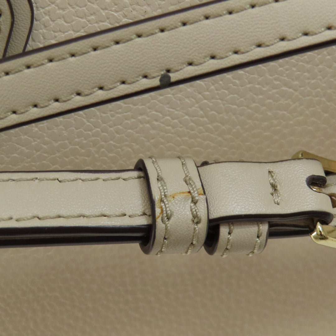 MICHAEL KORS Handbag PVC white logo 2WAY Women Used Authentic