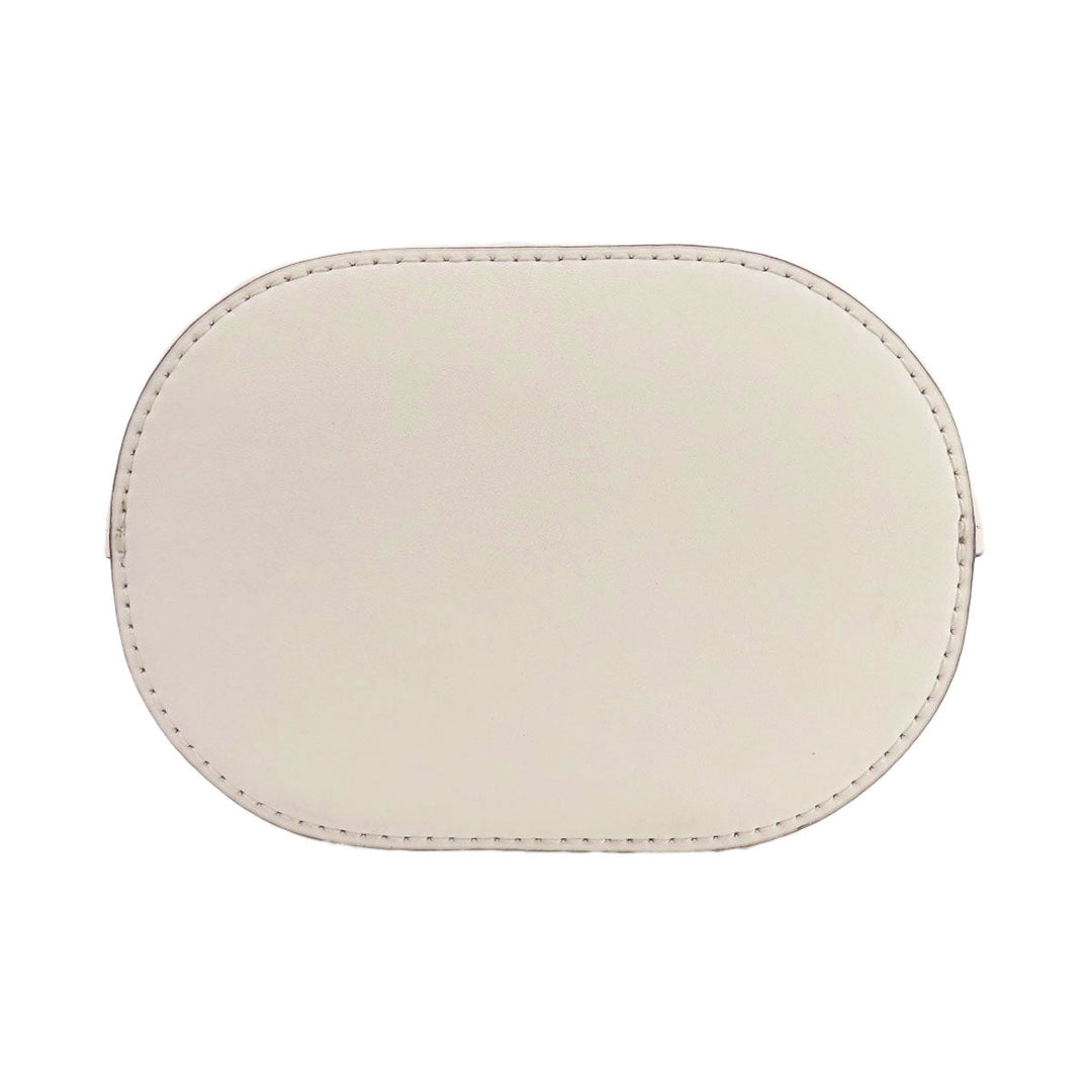 MICHAEL KORS Shoulder Bag leather white 2WAY Women Used Authentic