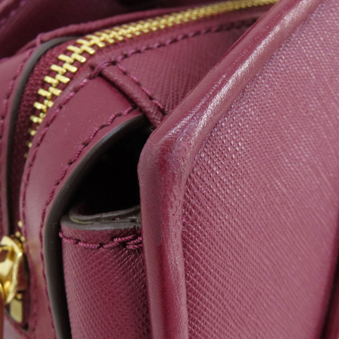 MICHAEL KORS Handbag PVC Red Creo Women Used Authentic
