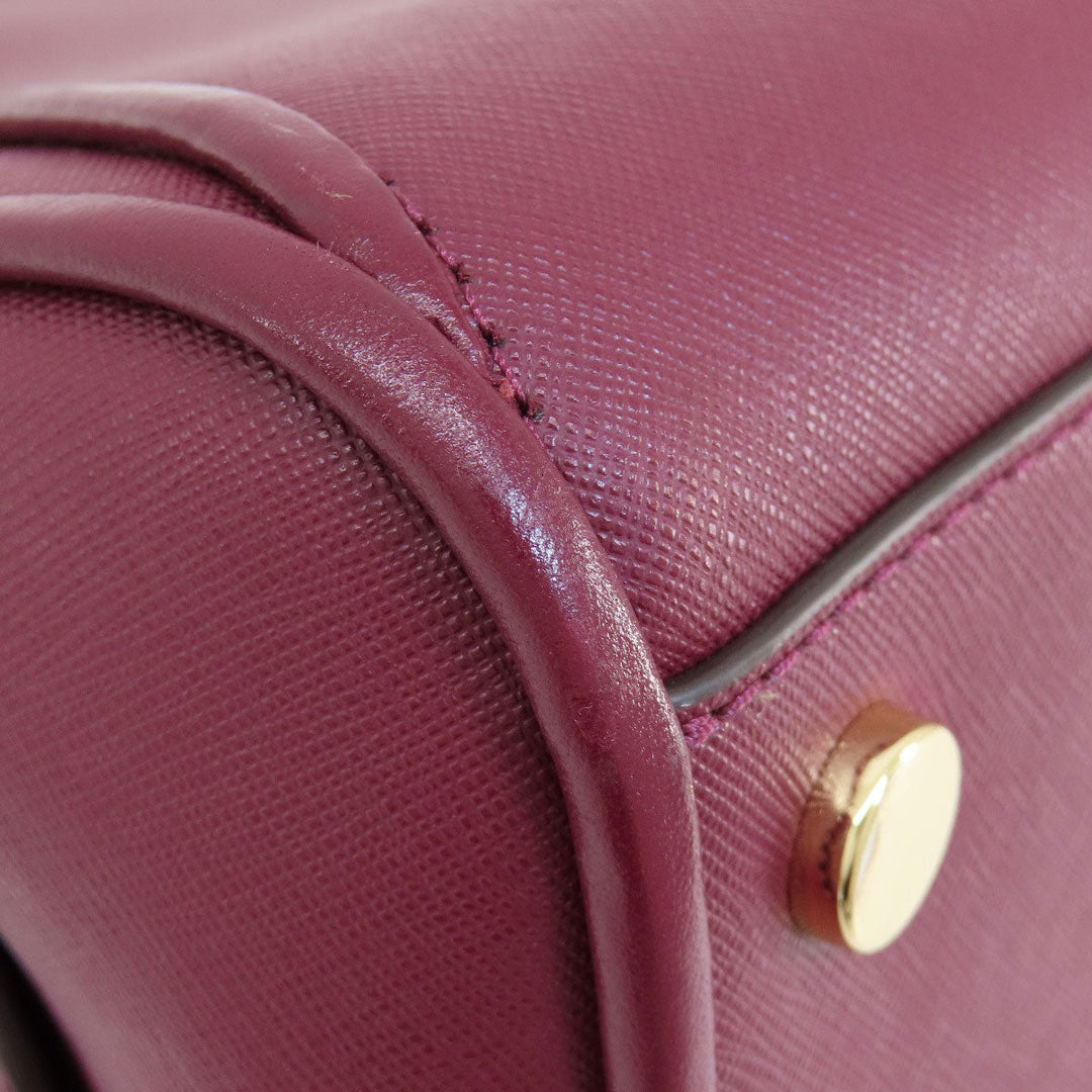 MICHAEL KORS Handbag PVC Red Creo Women Used Authentic