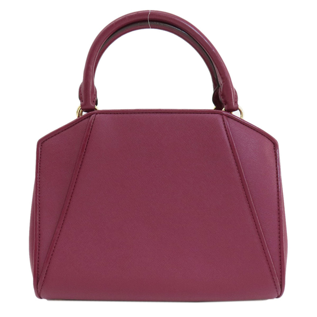 MICHAEL KORS Handbag PVC Red Creo Women Used Authentic