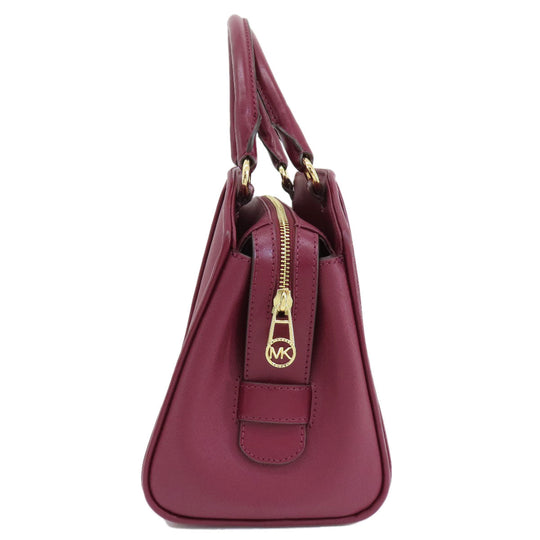 MICHAEL KORS Handbag PVC Red Creo Women Used Authentic