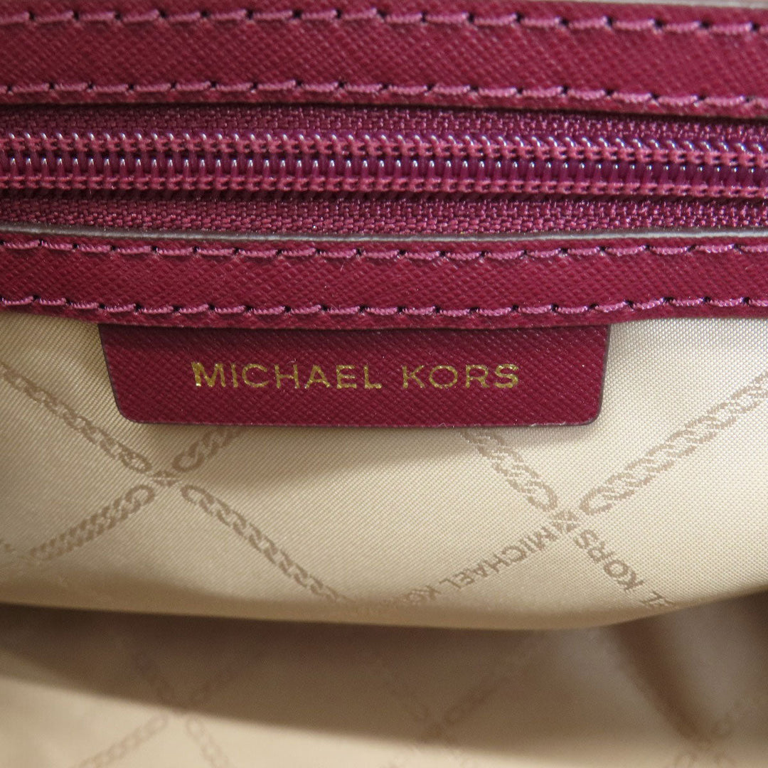 MICHAEL KORS Handbag PVC Red Creo Women Used Authentic