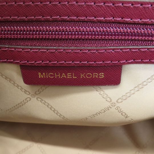 MICHAEL KORS Handbag PVC Red Creo Women Used Authentic