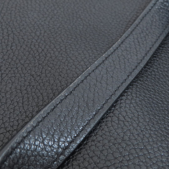 COACH Tote Bag C8353 leather black Alana Women Used Authentic