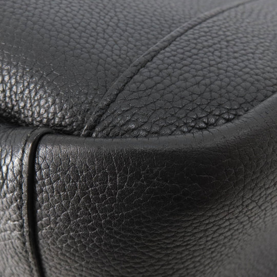 COACH Tote Bag C8353 leather black Alana Women Used Authentic