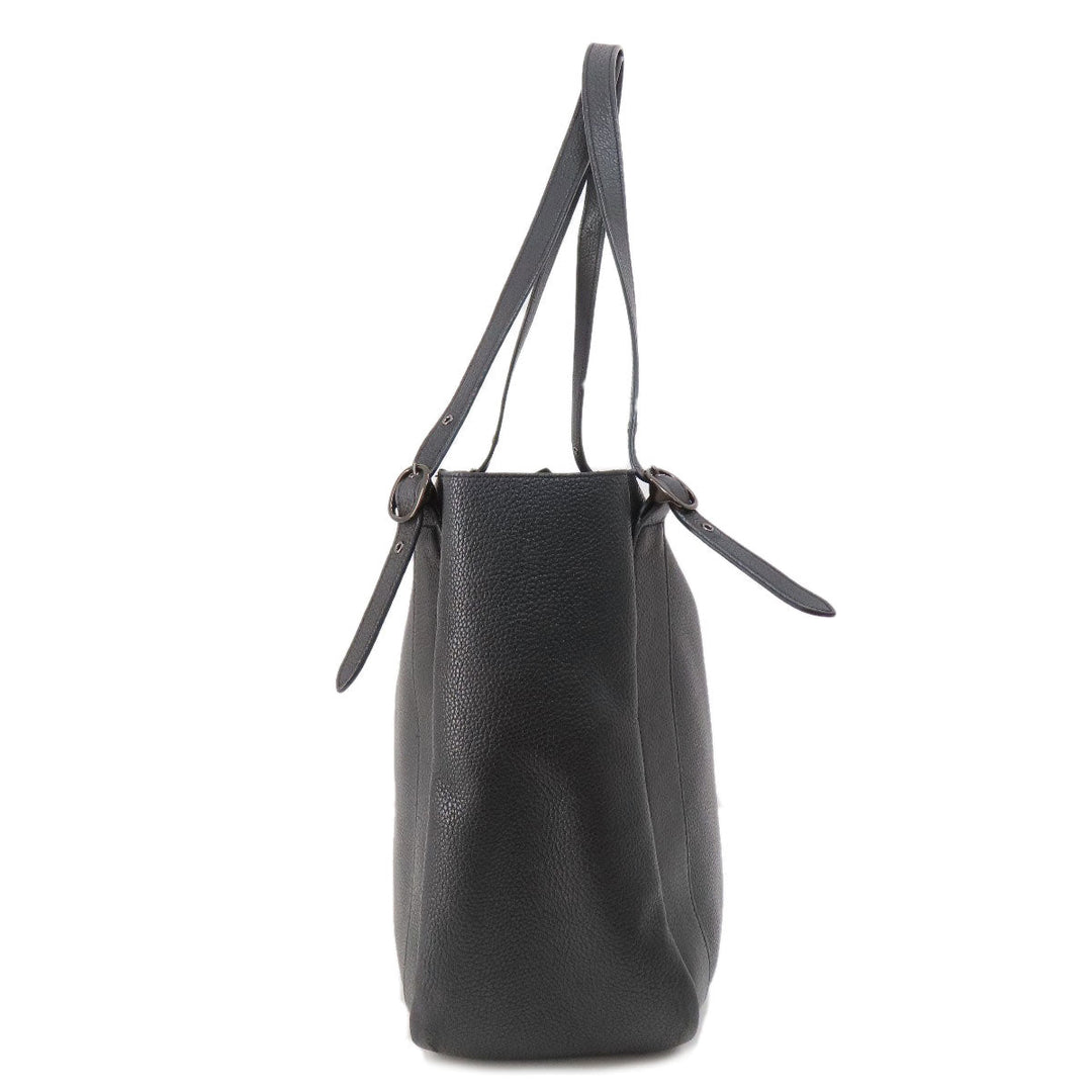 COACH Tote Bag C8353 leather black Alana Women Used Authentic