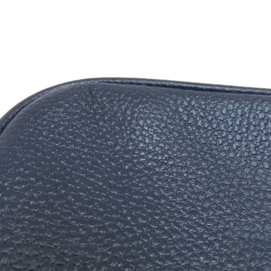 MICHAEL KORS Shoulder Bag leather Navy ChainShoulder Women Used Authentic