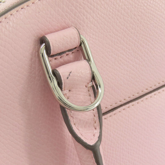 COACH Handbag F37218 leather pink logo