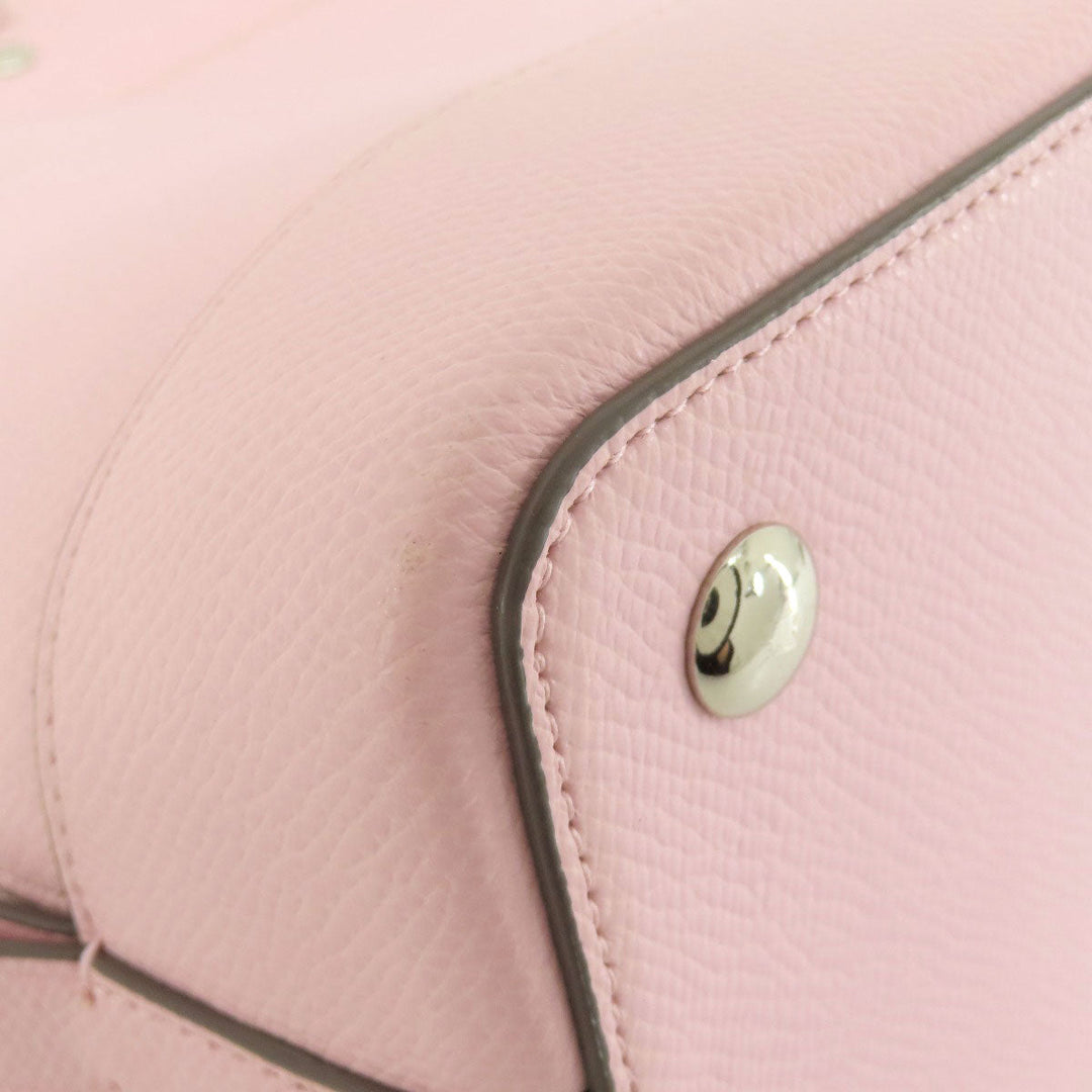 COACH Handbag F37218 leather pink logo