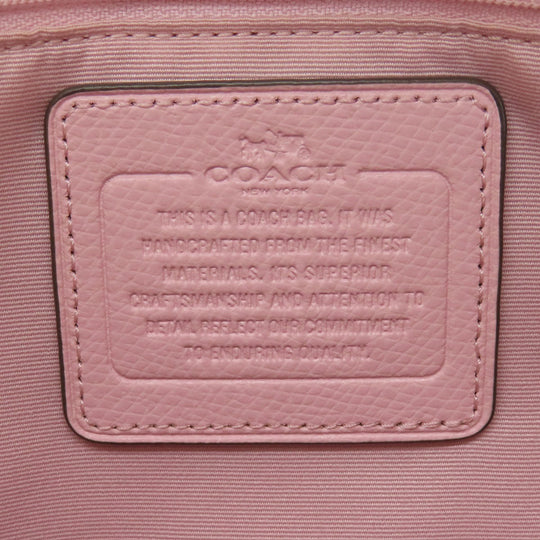 COACH Handbag F37218 leather pink logo