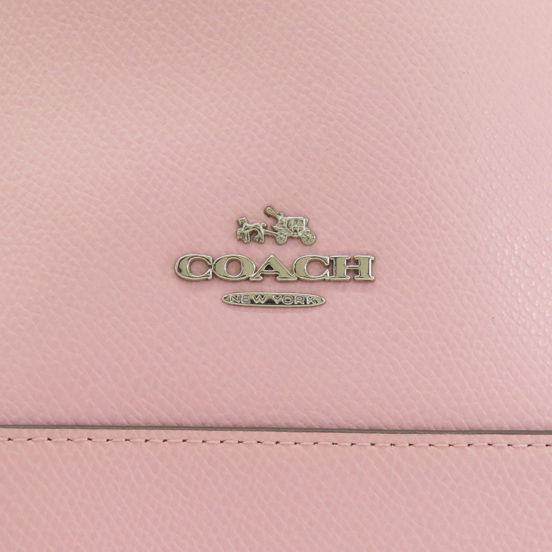 COACH Handbag F37218 leather pink logo