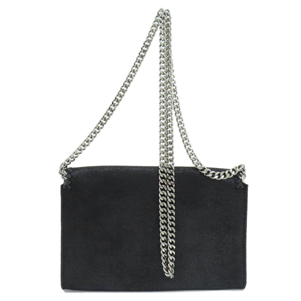Stella McCartney Shoulder Bag polyester black Falabella Women Used Authentic