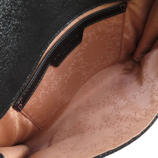 Stella McCartney Shoulder Bag polyester black Falabella Women Used Authentic