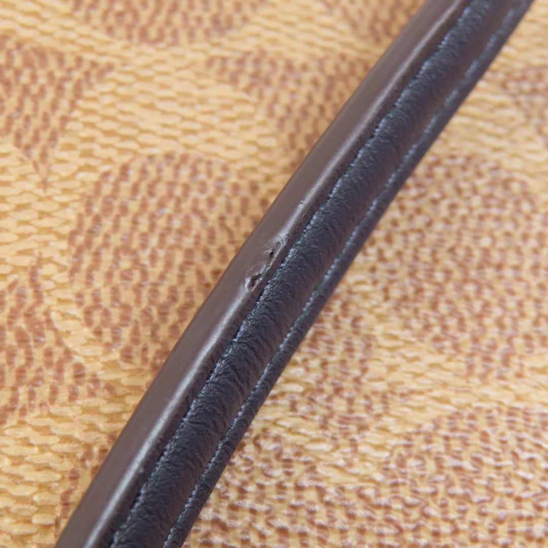 COACH Shoulder Bag 73311 PVC Brown Signature Women Used Authentic