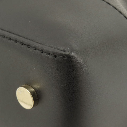 MICHAEL KORS Handbag leather black 2WAY Women Used Authentic