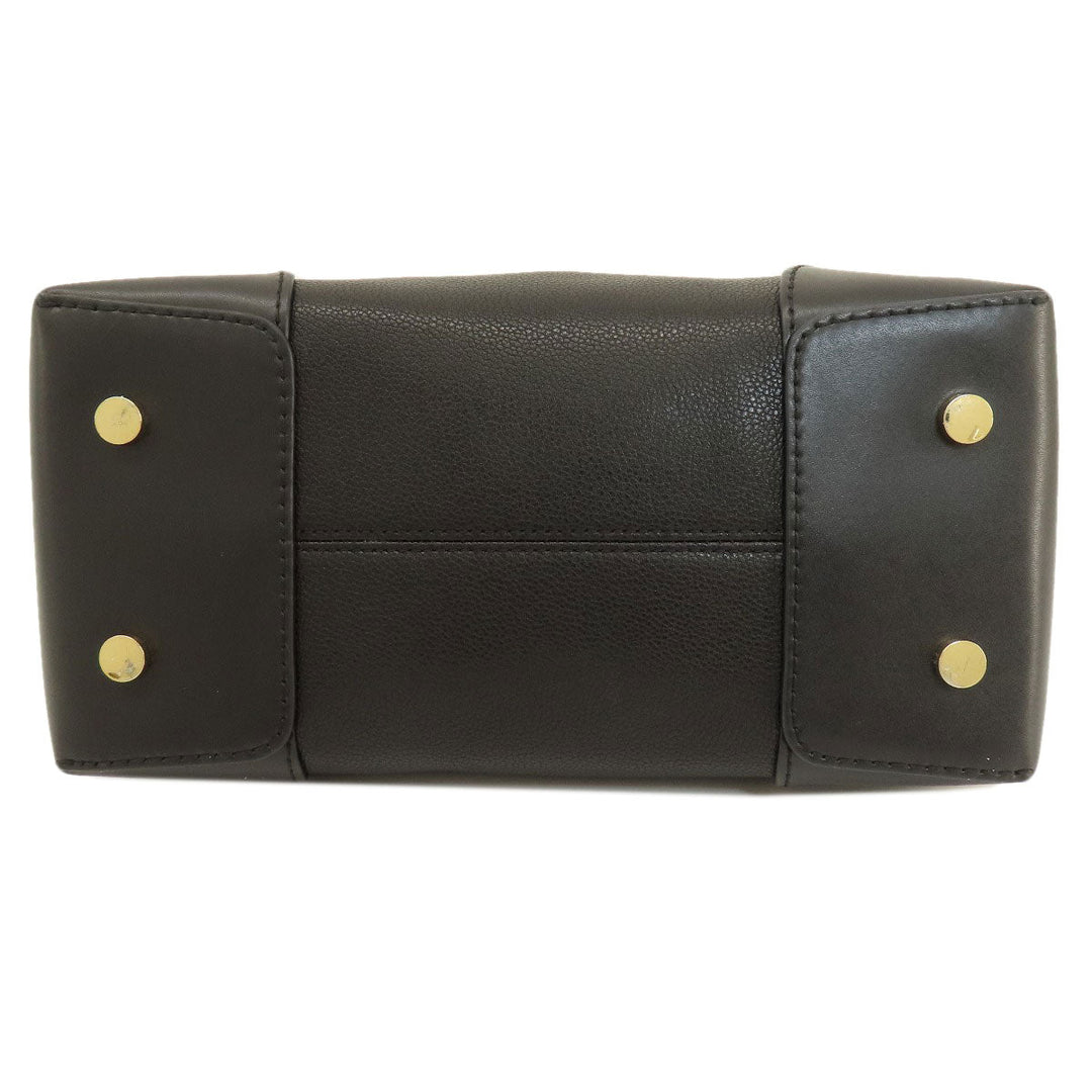 MICHAEL KORS Handbag leather black 2WAY Women Used Authentic