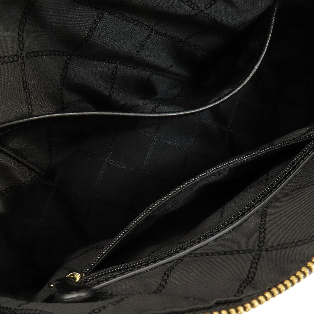 MICHAEL KORS Handbag leather black 2WAY Women Used Authentic