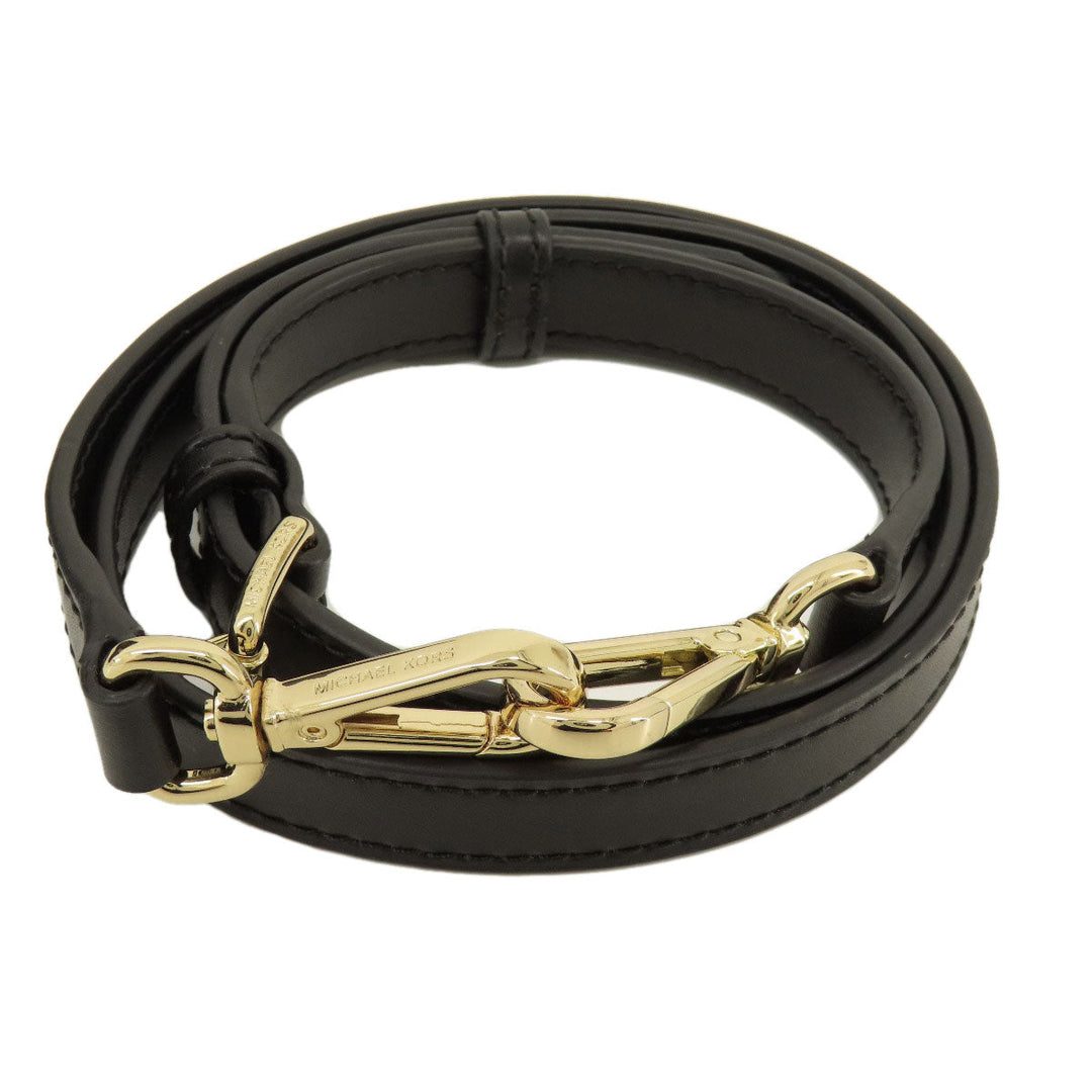 MICHAEL KORS Handbag leather black 2WAY Women Used Authentic