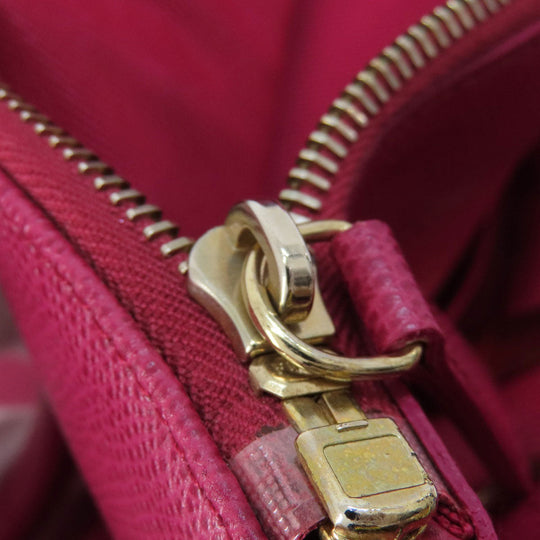 Furla Tote Bag leather pink logo Women Used Authentic