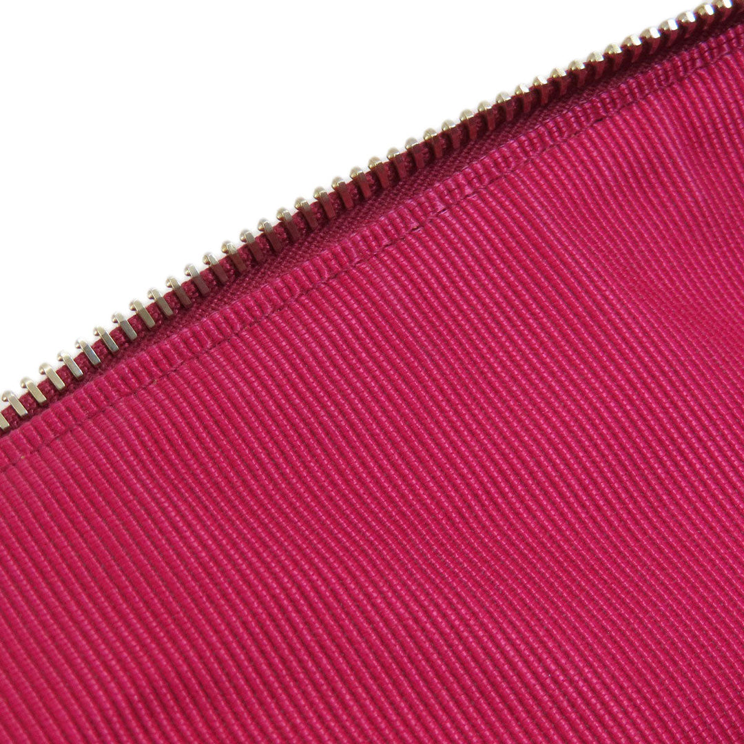 Furla Tote Bag leather pink logo Women Used Authentic